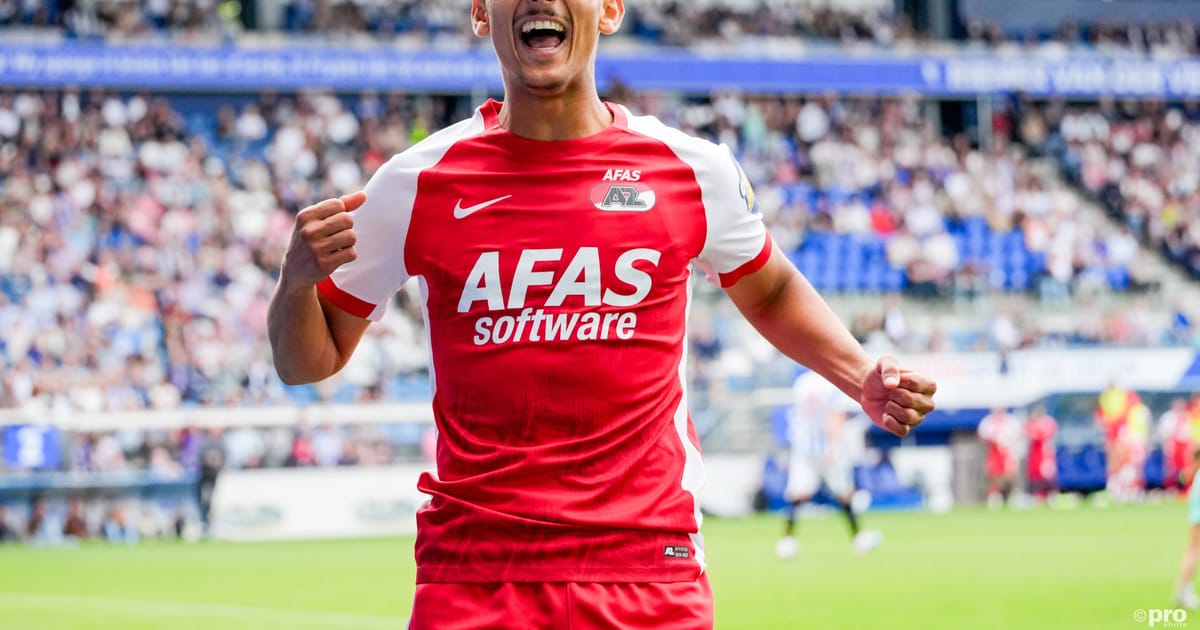 Heerenveen - AZ 2-3: Oufkir beslist vijfde zege op rij