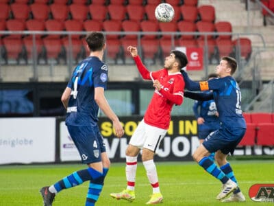 Yusuf Barasi maakte zijn eerste AZ-doelpunt tegen Heracles Almelo
