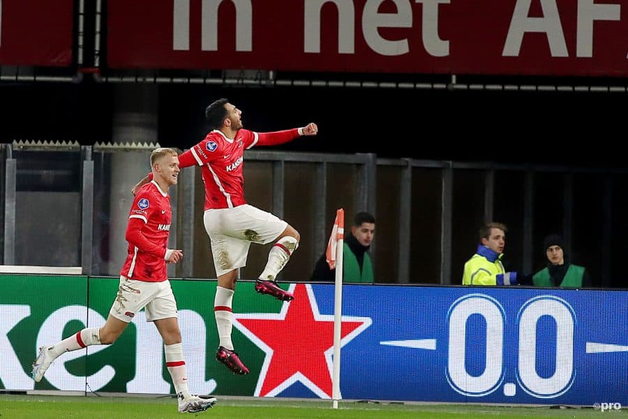 AZ overtuigend langs Fortuna en nadert Feyenoord AZ heeft door een 3-1 zege op Fortuna Sittard de tweede plek heroverd. Bovendien naderen de Alkmaarders koploper Feyenoord tot op twee punten. De doelpunten werden vandaag gescoord door Dani de Wit, Vangelis Pavlidis en Ximo Navarro (eigen doelpunt). Burak Yilmaz scoorde tegen.